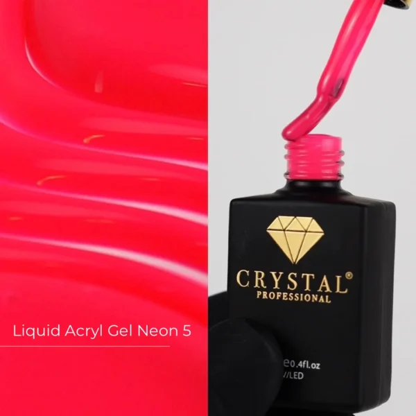 neon5-1 Liquid Acryl gelis NEON Nr.5 50ml - Image 1